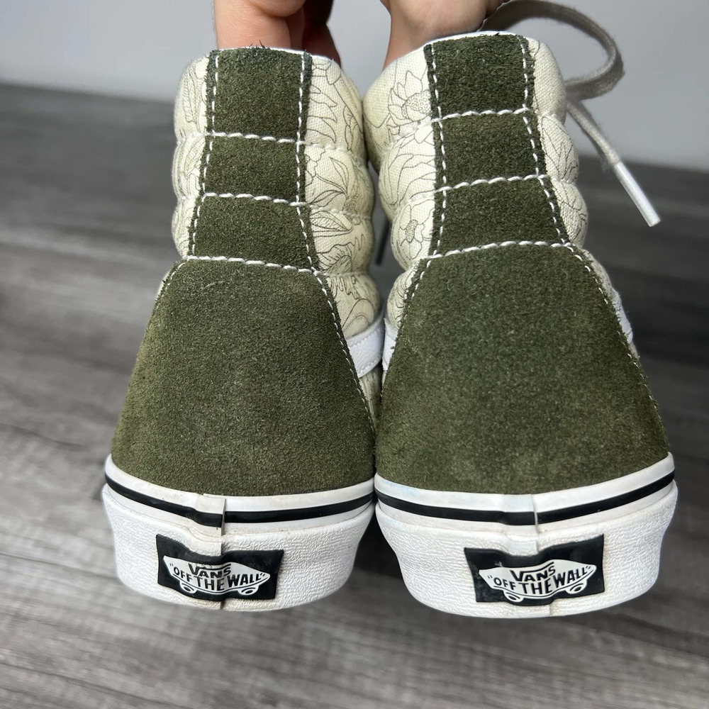 Vans SK8 Hi Desert Skulls Grape Leaf Classic Skate Shoes Womens 7.5 - Picture 8 of 9